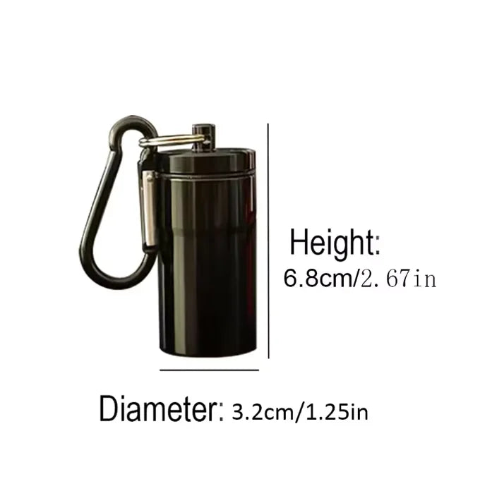 Hot Sale G15 Portable Pet Urn Keychain Aluminum Memorial Jar for Pet Hair Cremated Ashes pet memorials and gifts